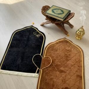 customized namaz [prayer mat] set | premium velvet